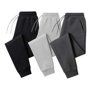 Men's 3 Pack Ultra Soft French Terry Dual Pocket Joggers - 1 of 4