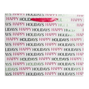 Large Happy Holidays Gift Bag - Bullseye's Playground™ - 1 of 3