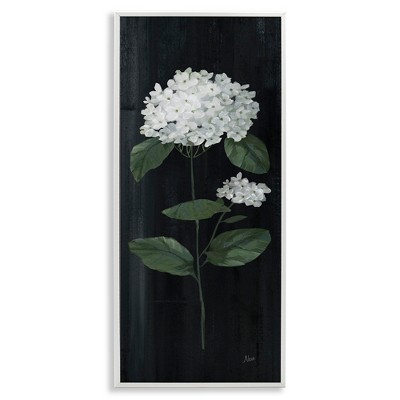 Stupell Industries Distressed Hydrangea Flower Blossom, 13" x 30"