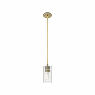 Crown Point - 1 Light Pendant In Industrial Style-8.38 Inches Tall and 3.88 Inches Wide