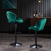 Green two-piece bar stool set, adjustable bar stool - 2 of 4