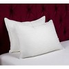 HomeRoots Set of Two Microfiber Down Alternative Medium Standard Size Bed Pillows - 2 of 4