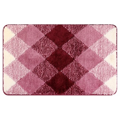 Unique Bargains Geometric Pattern Soft Absorbent Comfortable Non-Slip Rug