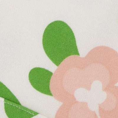 pink flowers on white background