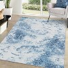 Modern Abstract Area Rug - Stain Resistant, Washable, Non-Shedding, Non-Slip Backing Carpet for Living Room, Bedroom, Dining Room, Office - 3 of 4