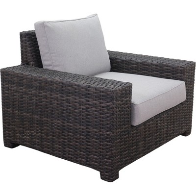 Courtyard Casual St Lucia Club Chair Alum Frame Grade A Vietnam Olefin