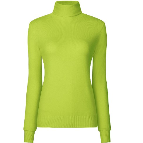 Ladies lime green outlet jumper