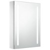 vidaXL LED Bathroom Mirror Cabinet 19.7"x5.1"x27.6" - 2 of 4