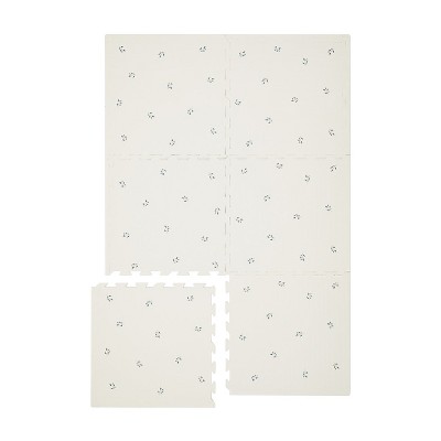 3 Sprouts Baby & Kids Foam Play Mat - Blueberry Natural