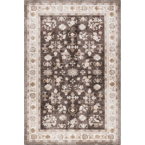 Lauren Liess x Rugs USA - Dayflower Vintage Machine Washable Indoor Area Rug - image 1 of 4