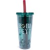 Silver Buffalo Star Wars - Boba Fett 24oz Plastic Boba Tumbler with Lid & Straw - 2 of 4