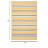 Colonial Mills Painter Stripe Braided Rug, Summer Sun 2'x3', Rectangle Shape - 2 of 2