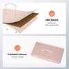 Pellebant Vertical Dresser for Bedroom Storage Tower 5-Drawer Steel Frame Wood Top Easy Pull Non-woven Fabrics Drawer - 3 of 4