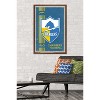 Trends International NFL Los Angeles Chargers - Retro Logo 17 Framed Wall Poster Prints - 2 of 4