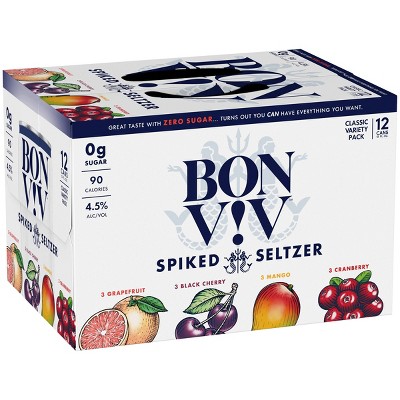 Bon & Viv Spiked Seltzer Variety Pack - 12pk/12 fl oz Cans