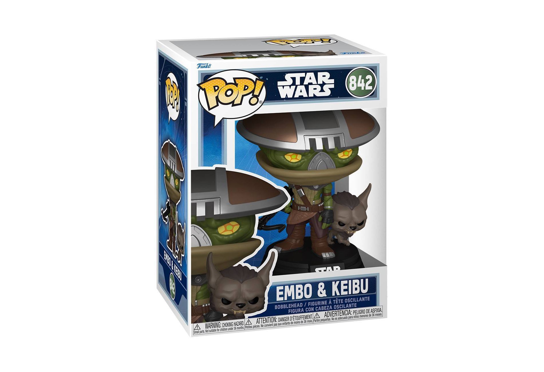 Funko POP! Star Wars Embo & Keibu Bobblehead #842