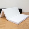 Cheer Collection 4" Tri-Fold Mattress with Soft Rayon from Bamboo Washable Cover - 4 of 4