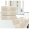 White Classic Luxury 100% Cotton Bath Towels Set of 4 - 27x54" - 4 of 4