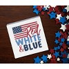 C&F Home 4.75" x 4.75" x 1.5" Red White & Blue USA Flag 4th of July Patriotic Shelf Block Décor - 2 of 4