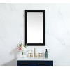 Elegant Lighting Aqua vanity mirror 18x32 inch in black - 2 of 4