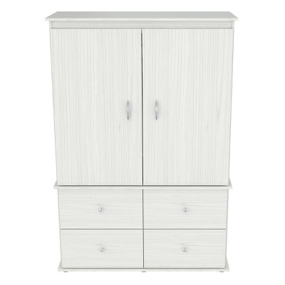 Video Combo Armoire Washed Oak - Inval