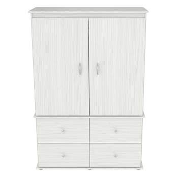 Video Combo Armoire Washed Oak - Inval
