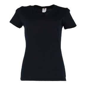 Fruit of the Loom Women's Cotton V Neck Tee Shirt - 1 of 3