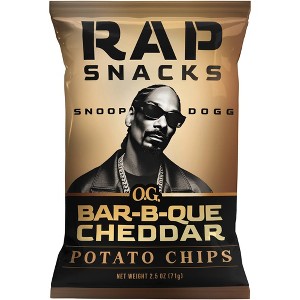 Rap Snacks Cheddar Barbeque Potato Chips - Snoop Dogg – 2.5oz - 1 of 3