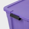 20gal Latching Storage Tote Purple - Brightroom™ - image 3 of 3