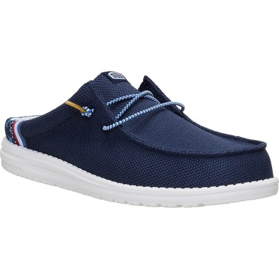 HEYDUDE Men Wally Slip Americana, 4thof July Patriotic Shoes , Navy Blazer/Multi, M11 — фото 5