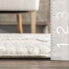 Nuloom Lessie Geometric 8x10 Indoor Area Rug for Living Room Bedroom Dining Room Kitchen, Ivory/Beige - 3 of 4