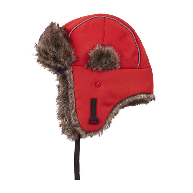 Andy & Evan Kids  Cold Weather Trapper Hat Red, Size 6., 2 of 4