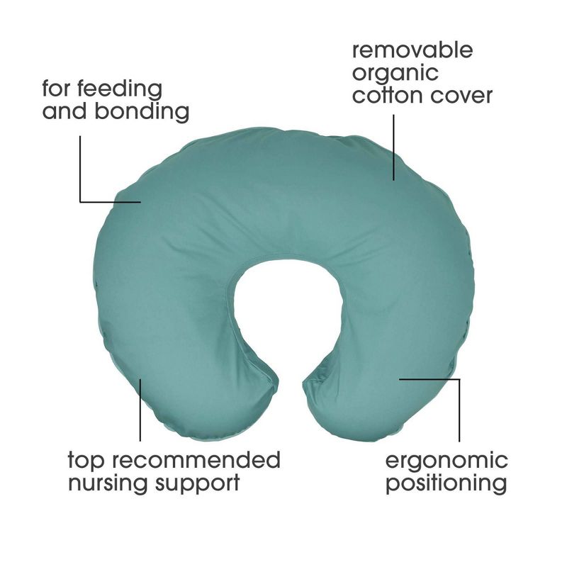Boppy Nursing Pillow Organic Original Support, Vintage Blue, 2 of 9
