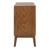 Scully 2 Drawer 1 Shelf Chest W/ Usb - CHS6417 - Medium Oak/Antique Gold - Safavieh - 4 of 4
