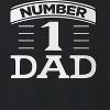 Rerun Island Men's Number One Dad Long Sleeve Graphic Cotton Pullover Sweatshirt - 2 of 3