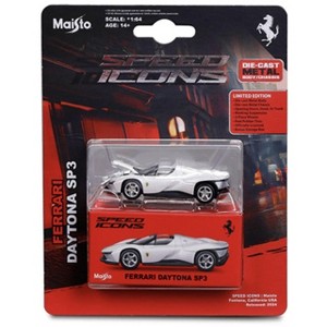 Maisto Ferrari Daytona SP3 White Speed Icons Limited Edition 1:64 - 1 of 3