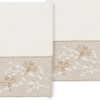 Linum Home Textiles 100% Turkish Cotton BRAELYN Embellished Towel Set - 2 of 2