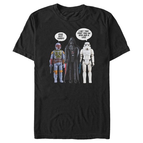 Men's Star Wars: A New Hope Dark Side Action Figures T-shirt : Target