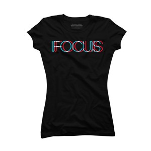 Junior's Design By Humans FOCUS By BLACKSTONE T-Shirt - 1 of 3