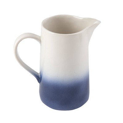 36oz Ceramic Ombre Beverage Pitcher Blue - Thirstystone