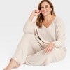 Women's Cozy Ribbed Jogger Pants - Auden™ - 3 of 3