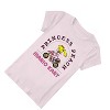 Girls Nintendo Princess Peach Shirt - Mario, Zelda, Kirby, Princess Peach and Donkey Kong Girls Short Sleeve Tee - 4 of 4
