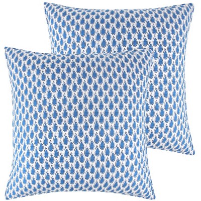 Isadora Floral Euro Sham Set of 2 Navy  - Levtex Home