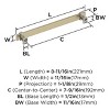Amerock Overton Split Finish Cabinet or Drawer Pull - 2 of 3