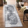 Area Rug Machine Washable Rug Non Slip Indoor Carpet Vintage Distressed Low Pile Rugs Foldable Retro Printed Rug for Bedroom Living Room Kids Room - 2 of 4