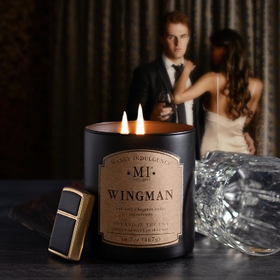 Manly Indulgence Black Soy Wax Jar Candle, 16.5oz