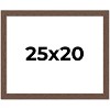 PosterPalooza | 25x20 Wide Barnwood Picture Frame, UV Acrylic, 6 Finishes - Grey, Brown, White, and Black - 2 of 4