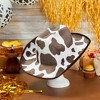 Zodaca Brown Cow Print Western Cowboy Hat for Party Costume (Youth Size) - 2 of 4