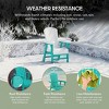 WestinTrends Outdoor Patio Shell-back Adirondack Dining Chair Weather Resistant - 3 of 4