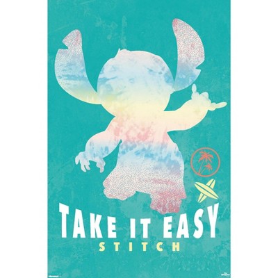 Trends International Disney Lilo and Stitch: Beach Vibes - Take It Easy Unframed Wall Poster Prints
